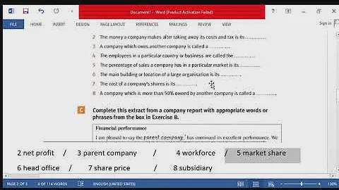 Answer Market Leader Business English