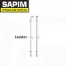 SAPIM Leader Spokes 256mm J-Bend Black Box Per 100 - NO Nipples