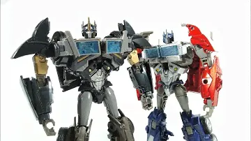 Takara Tomy Transformers Prime First Edition Dark Guard Optimus Prime Review & Comparison