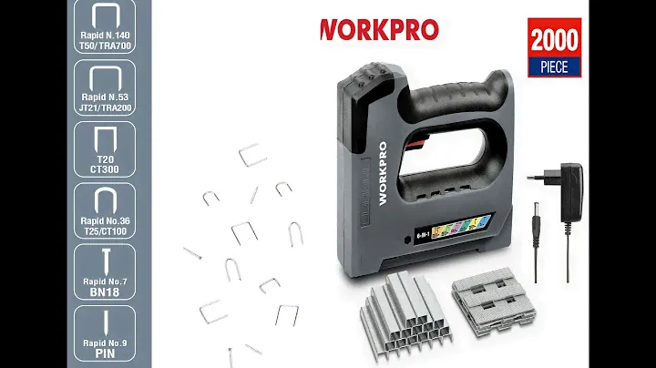 Электрический - литий-ионный - степлер - WORKPRO - 3,6 В. Номер модели: W023029A