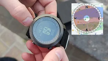 Тактические часы с компасом, North Edge Tactical Edition - обзор и настройка.