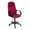 Кресло офисное Tetchair Leader бордового цвета