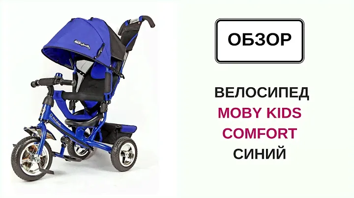 Велосипед Moby Kids Comfort синий