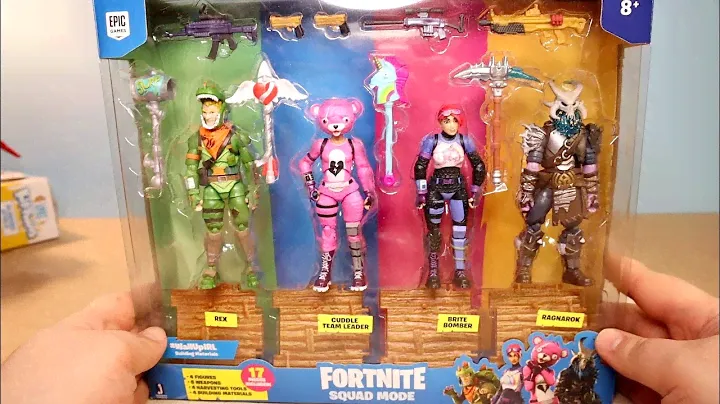 Фортнайт Игрушки Распаковка Набора из 4 фигурок Fortnite