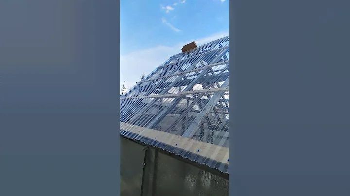 монолитный поликарбонат на теплице.