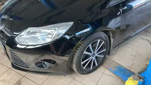 Установка фаркопа на Ford Focus 2012 года выпуска.