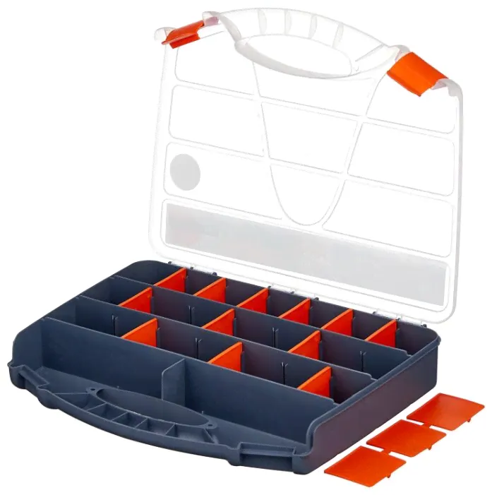 Органайзер BLOCKER Leader 3722 38x31x6.5 см 15'' серый/свинцовый/оранжевый