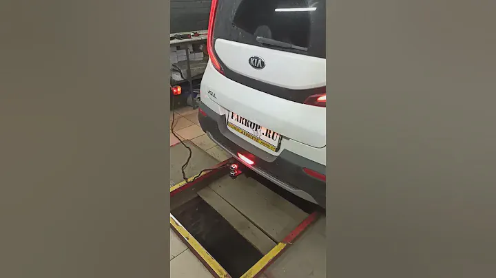 Фаркоп под американский квадрат на Kia Soul 2019г.в. и блок согласования Flash-FA