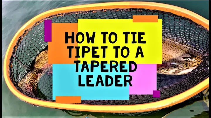 Fly Fishing for Beginners - How to Tie Tippet to Tapered Leaders - How to tie Fly Fishing Knots