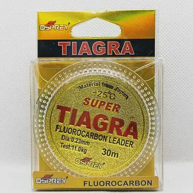 Рыболовная леска SUPER TIAGRA -25с FLUOROCARBON LEADER 30 метров 10шт (Арт-OSP)