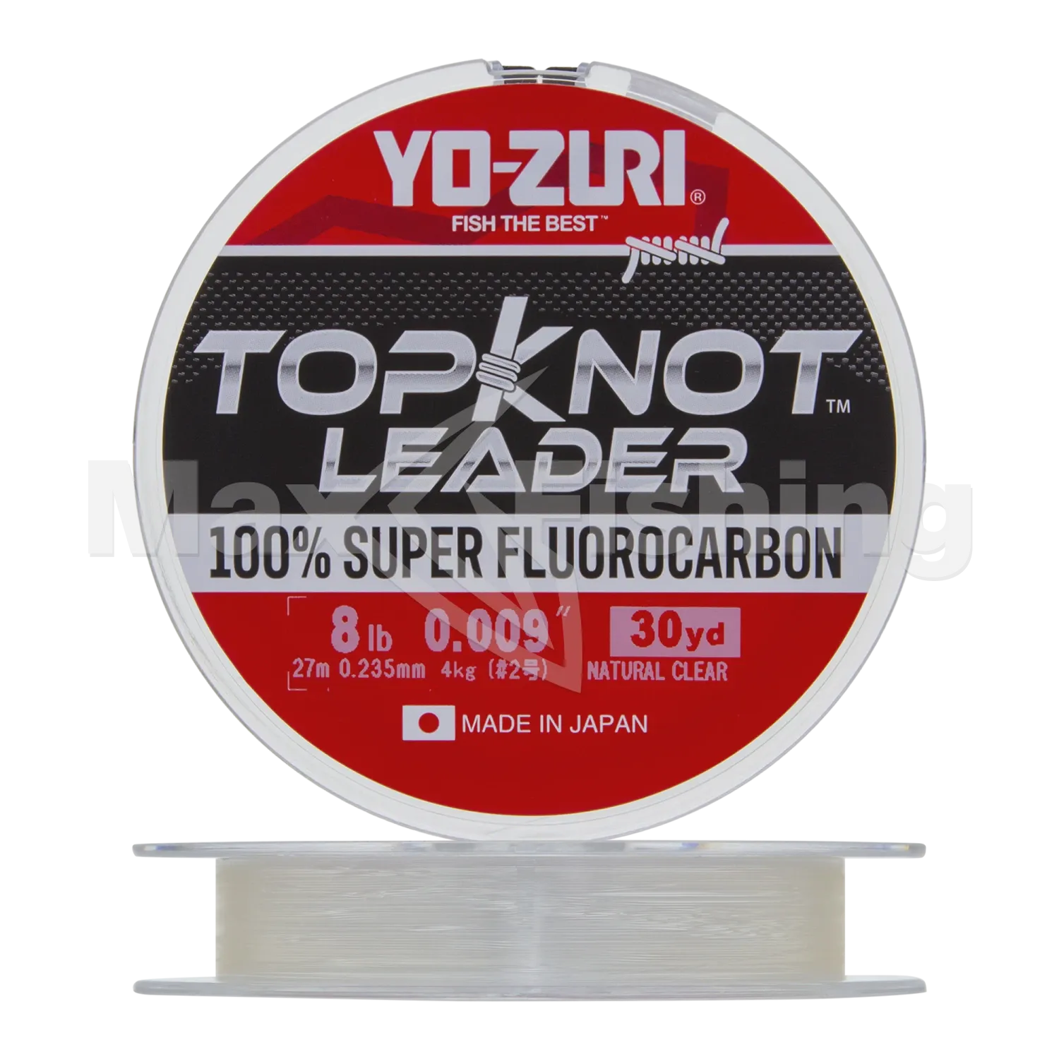 Флюорокарбон Yo-Zuri Topknot Leader Fluorocarbon 100% 0,235мм 27м (natural clear)-0