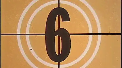 16mm Film Leader Countdown Compilation