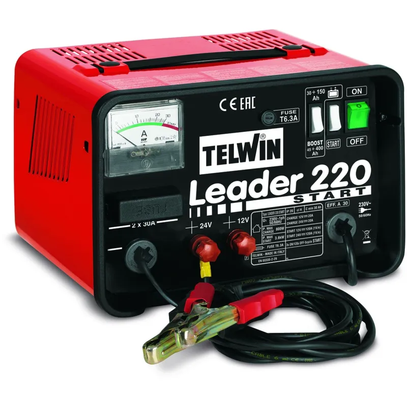 Пуско-зарядное устройство TELWIN LEADER 220 start 230V 12-24V