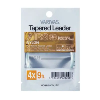 Подлесок конусный Varivas Airs Tapered Leader 12 FT (х3)-0