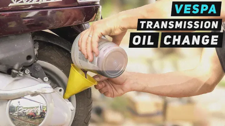 Vespa LX Transmission Oil Change | Mitch's Scooter Stuff