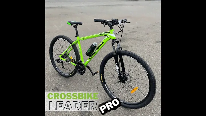 Велосипед Cross 29" Leader PRO Рама-19" Неон Зеленый + Крылья, подножка, паспортДизайн без названия