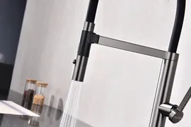 Смеситель для кухни Paulmark Leader серый матовый Le214101-B