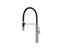 Кухонный смеситель PAULMARK Leader LE214101-NI никель (гибкий излив)-0