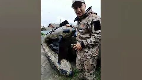 обзор лодки тайга 290 с надувным дном.+сюрприз!