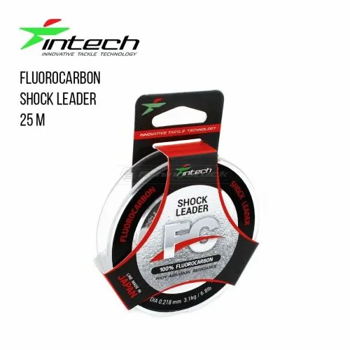 Флюорокарбоновая леска для рыбалки INTECH FC Shock Leader 25m по 25 м; 0,178 мм