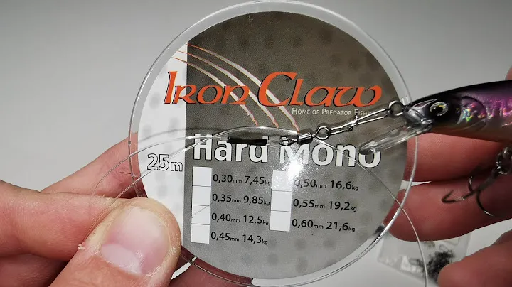 САМОДЕЛЬНЫЕ ПОВОДКИ ИЗ ХАРД МОНО ОТ IRON CLAW ДЛЯ ЛОВЛИ ЛЮБОГО ХИЩНИКА