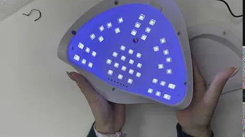 Гибридная лампа для ногтей и шеллака SUN 5x Max UV+LED Белая