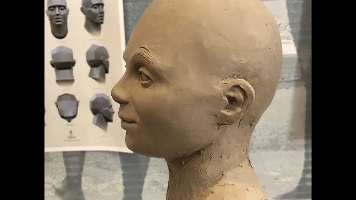 Making a Human Head Using Porcelain Clay with Artist Edrian Thomidis
