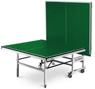 Теннисный стол Start Line Leader зеленый , для помещений, для дома, для школы, складной, с колесами