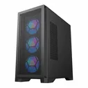 Корпус GameMax LEADER без БП (ATX, Черн., USB3.0, Type-C, Зак.стекло,6*120мм ARGB)