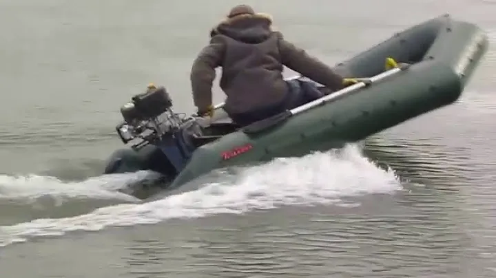 Лодка Лидер Т340 под ПЛМ гибрид 13 л.с.