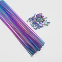 Велосипедные спицы Sapim leader 2,0, круглые спицы j, изогнутые/прямые, цветные велосипедные ранцы с медными колпачками