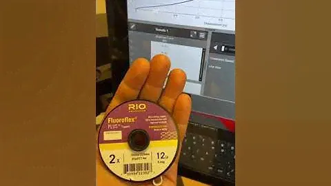 Line Testing 12-pound Rio Fluoroflex Plus