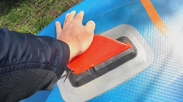 Тест гибкого плавника slide-in для SUP доски